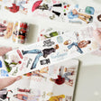 Sticker Washi Tape - Pre - cut - Passing Faces - 60 mm - Washi Tape Shop - Tidformera