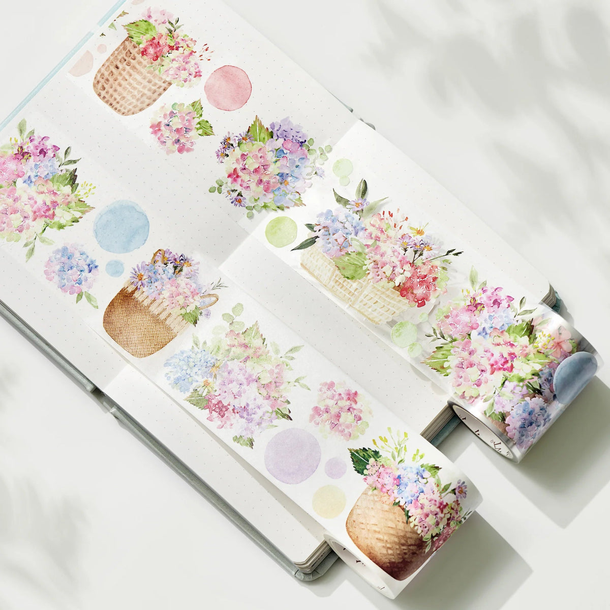 Sticker Washi Tape - Pre - cut - Perfumed Reveries Wide - 60 mm - Washi Tape Shop - Tidformera