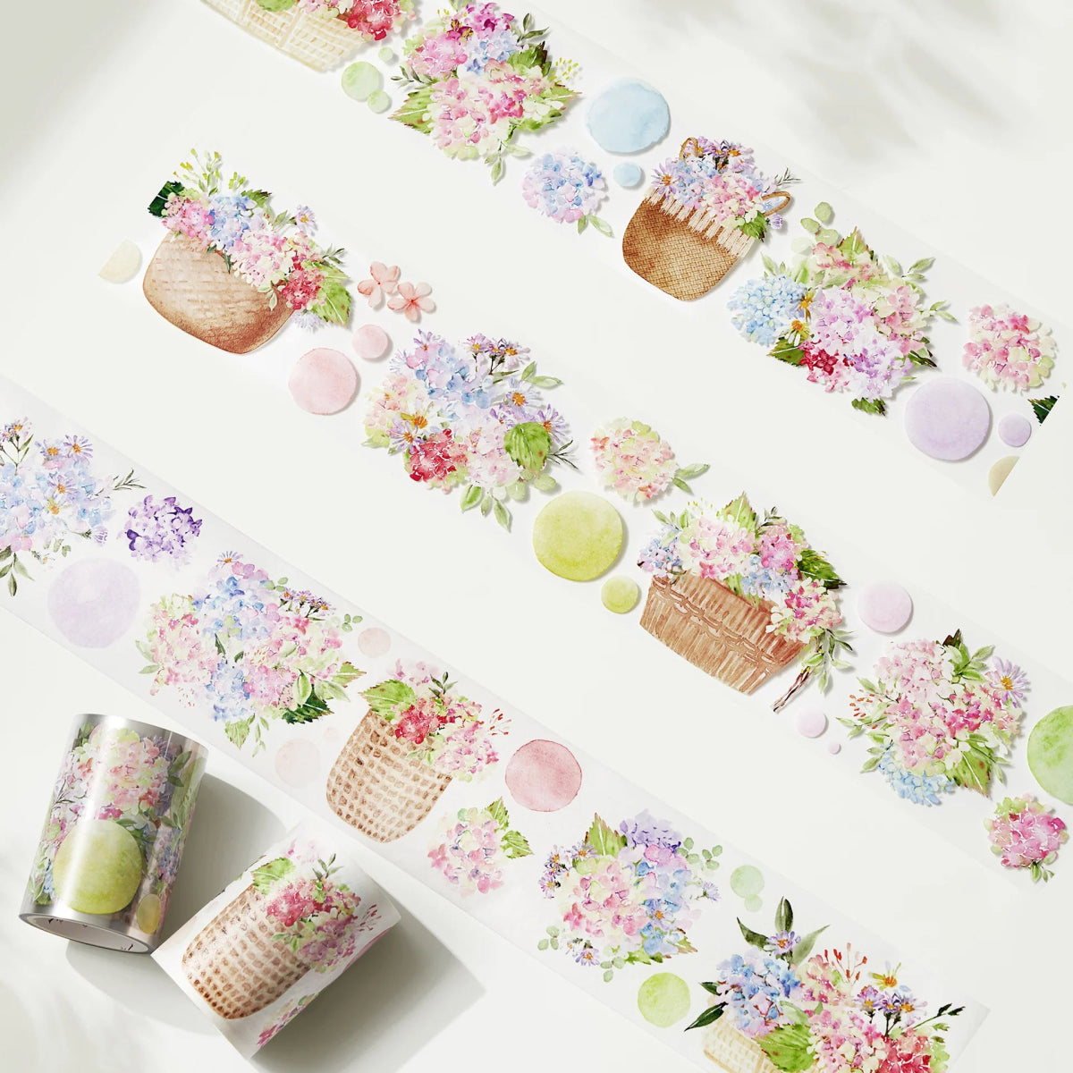 Sticker Washi Tape - Pre - cut - Perfumed Reveries Wide - 60 mm - 6 - Washi Tape Shop - Tidformera