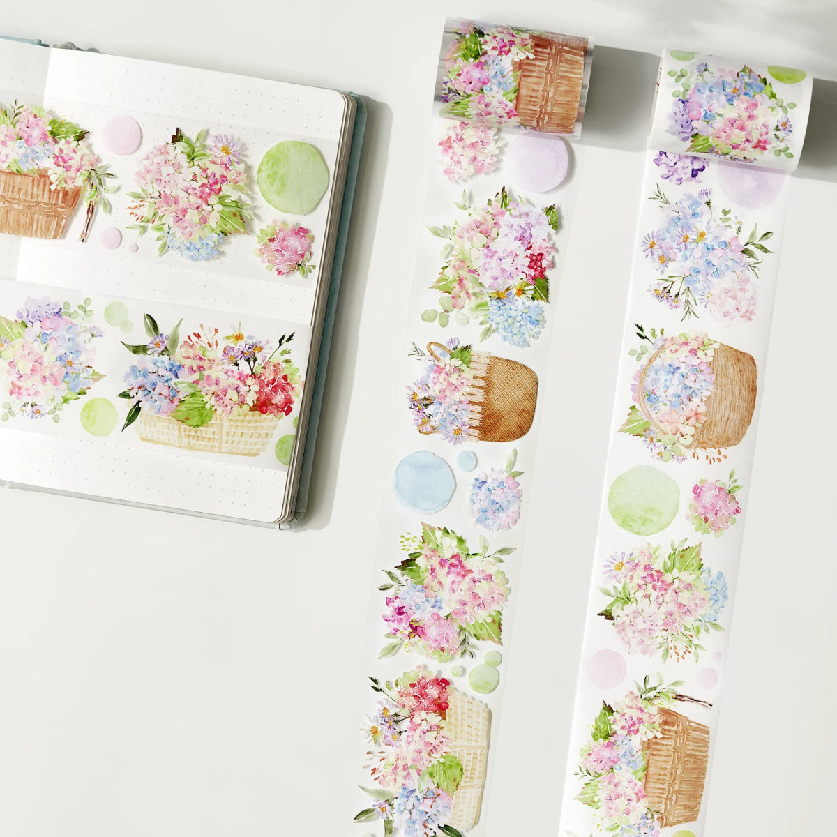 Sticker Washi Tape - Pre - cut - Perfumed Reveries Wide - 60 mm - Washi Tape Shop - Tidformera