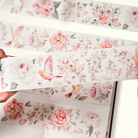 Sticker Washi Tape - Pre - cut - Pink Velvet - 60 mm - 3 - Washi Tape Shop - Tidformera