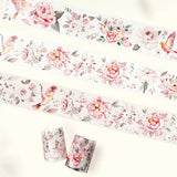 Sticker Washi Tape - Pre - cut - Pink Velvet - 60 mm - 5 - Washi Tape Shop - Tidformera