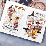 Sticker Washi Tape - Pre - cut - Pumpkin Spell - 60 mm - 4 - Washi Tape Shop - Tidformera