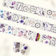 Sticker Washi Tape - Pre - cut - Purple Muse - 70 mm - 3 - Washi Tape Shop - Tidformera