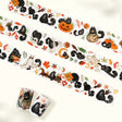 Sticker Washi Tape - Pre - cut - Shadow Paws - 60 mm - 1 - Washi Tape Shop - Tidformera