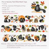 Sticker Washi Tape - Pre - cut - Spooky Tails - 60 mm - 5 - Washi Tape Shop - Tidformera