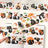 Sticker Washi Tape - Pre - cut - Spooky Tails - 60 mm - 2 - Washi Tape Shop - Tidformera