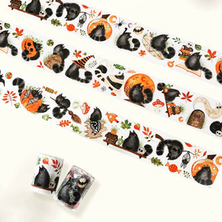 Sticker Washi Tape - Pre - cut - Spooky Tails - 60 mm - 1 - Washi Tape Shop - Tidformera