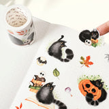 Sticker Washi Tape - Pre - cut - Spooky Tails - 60 mm - 3 - Washi Tape Shop - Tidformera