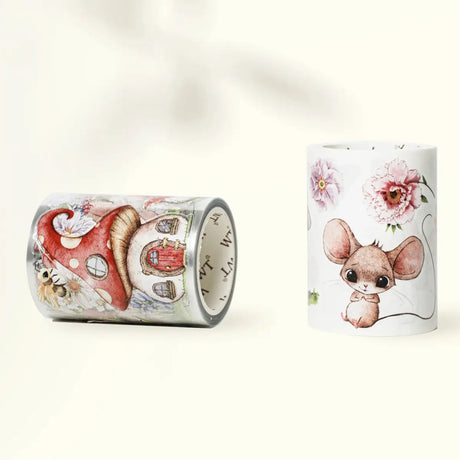 Sticker Washi Tape - Pre - cut - Squeaky Mischief - 60 mm - 6 - Washi Tape Shop - Tidformera