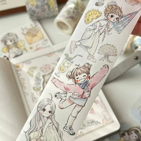 Sticker Washi Tape - Pre - cut - Studio Sprout - 65 mm - 1 - Washi Tape Shop - Tidformera