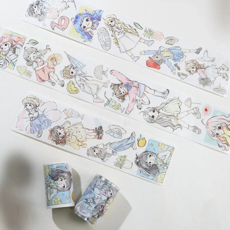 Sticker Washi Tape - Pre - cut - Studio Sprout - 65 mm - 7 - Washi Tape Shop - Tidformera