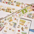 Sticker Washi Tape - Pre - cut - Summer Café - 70 mm - 1 - Washi Tape Shop - Tidformera