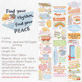 Sticker Washi Tape - Pre-cut - The Confident Mind - 60 mm - 5 - Washi Tape Shop - Tidformera