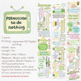 Sticker Washi Tape - Pre-cut - The Peaceful Mind - 60 mm - 4 - Washi Tape Shop - Tidformera