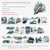 Sticker Washi Tape - Pre - cut - Winter Whispers - 60 mm - 9 - Washi Tape Shop - Tidformera