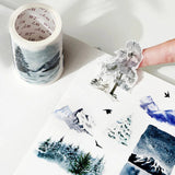 Sticker Washi Tape - Pre - cut - Winter Whispers - 60 mm - 2 - Washi Tape Shop - Tidformera