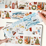 Sticker Washi Tape - Pre - cut - Winter's Whisper - 70 mm - 4 - Washi Tape Shop - Tidformera