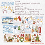 Sticker Washi Tape - Pre - cut - Winter's Whisper - 70 mm - 7 - Washi Tape Shop - Tidformera