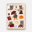 Stickers - A6 - Cosy autumn day for Oggy - 1 - My Sweet Paper Card - Tidformera