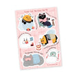 Stickers - A6 - Oggy's Club - Thing that are good for me - 1 - My Sweet Paper Card - Tidformera