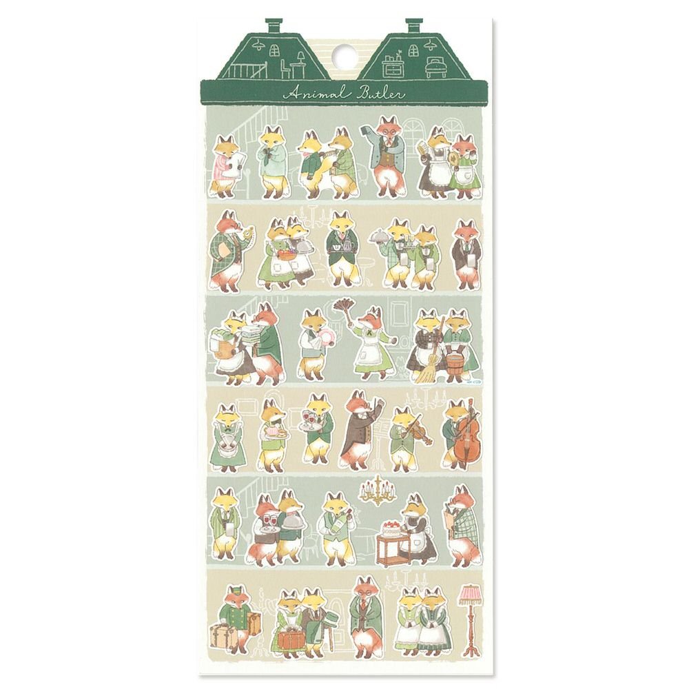 Animal Butler Stickers - Fox – Tidformera