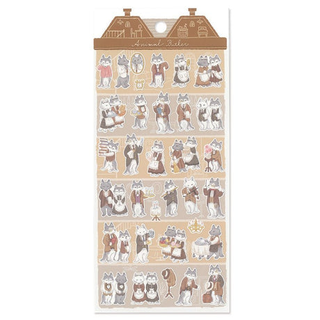Stickers Animal Butler - Wolf - 1 - Mind Wave - Tidformera
