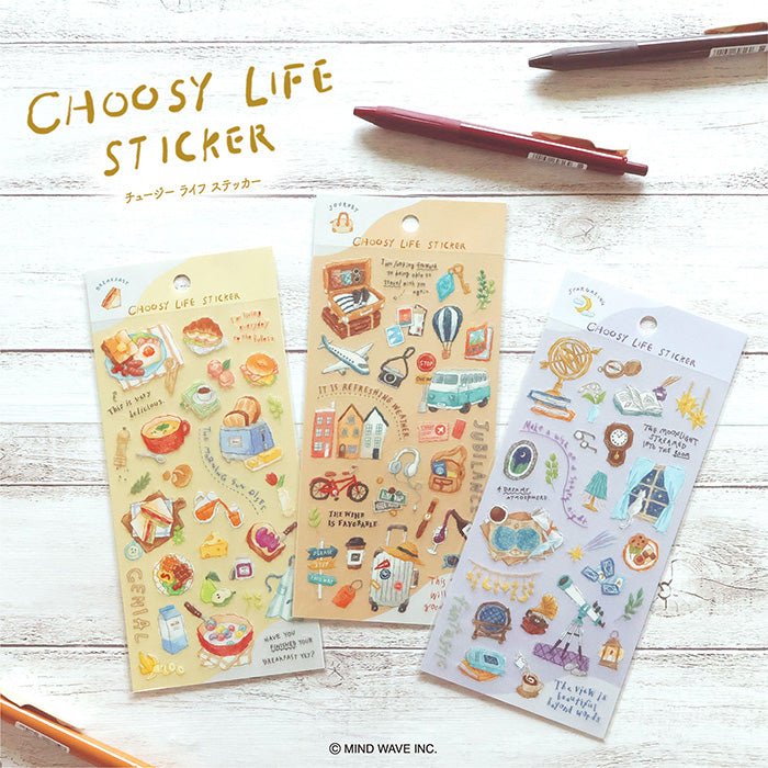 Stickers Choosey Life Sticker - Journey - 2 - Mind Wave - Tidformera