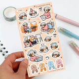 Stickers - Corporate Dog - 2 - My Sweet Paper Card - Tidformera
