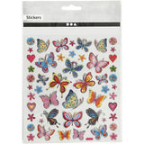 Stickers Creotime Butterflies - Colourful butterflies - Creotime - Tidformera