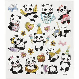 Stickers Creotime Djur - Pandor - 1 - Creotime - Tidformera