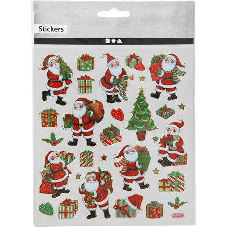 Stickers Creotime Jul - Classic Christmas figures - Creotime - Tidformera