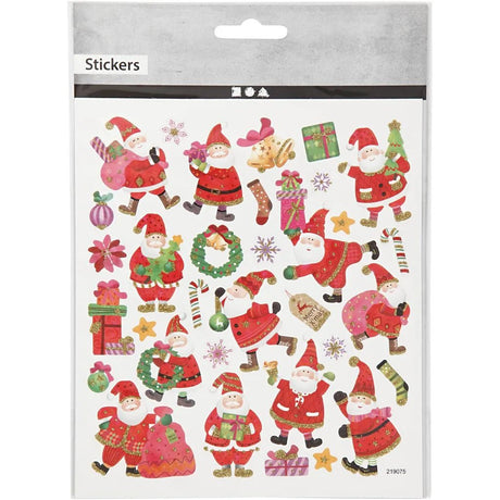 Stickers Creotime Jul - Glad Jultomte - Creotime - Tidformera