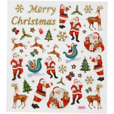 Stickers Creotime Jul - Santa Claus & reindeer - Creotime - Tidformera