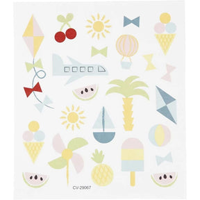 Stickers Creotime Mat & Fika - Summer holiday - 1 - Creotime - Tidformera