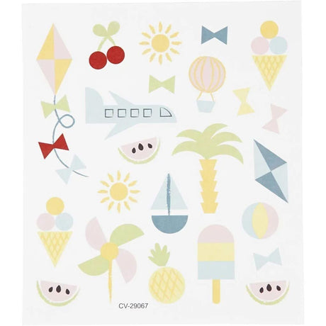Stickers Creotime Mat & Fika - Summer holiday - Creotime - Tidformera
