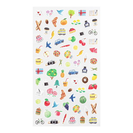 Stickers for Diary Motif - 2 - Midori - Tidformera