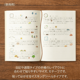 Stickers for Diary Weather - Midori - Tidformera