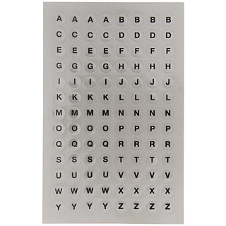 Stickers Paper Poetry - Office sticker - Alfabetet - 1 - Rico Design - Tidformera