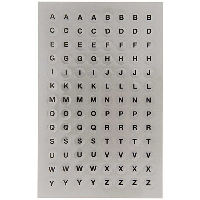 Stickers Paper Poetry - Office sticker - Alfabetet - 1 - Rico Design - Tidformera