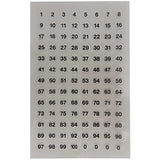 Stickers Paper Poetry - Office sticker - Siffror - 1 - Rico Design - Tidformera