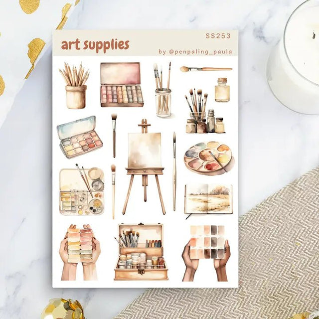 Stickers - Penpaling Paula - Art Supplies - 1 - Penpaling Paula - Tidformera