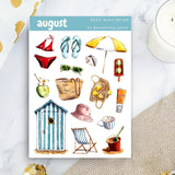 Stickers - Penpaling Paula - August - 1 - Penpaling Paula - Tidformera