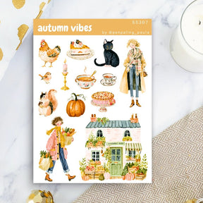 Stickers - Penpaling Paula - Autumn Vibes - 1 - Penpaling Paula - Tidformera