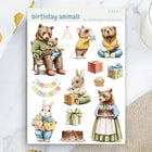 Stickers - Penpaling Paula - Birthday Animals - 1 - Penpaling Paula - Tidformera