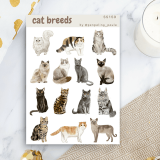 Stickers - Penpaling Paula - Cat breeds - 1 - Penpaling Paula - Tidformera