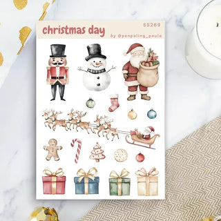 Stickers - Penpaling Paula - Christmas Day - 1 - Penpaling Paula - Tidformera