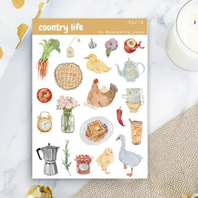 Stickers - Penpaling Paula - Country Life - 1 - Penpaling Paula - Tidformera