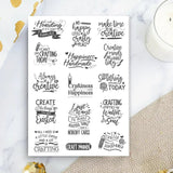 Stickers - Penpaling Paula - Craft Quotes - 1 - Penpaling Paula - Tidformera