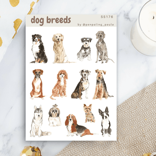 Stickers - Penpaling Paula - Dog breeds - 1 - Penpaling Paula - Tidformera